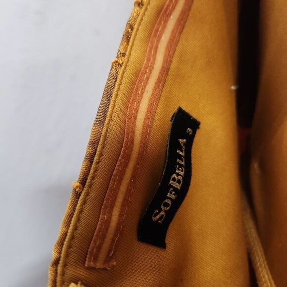 Sofbella Ruched Bodice Evening Gown in‎ orange rust Size 3 - Picture 5 of 8